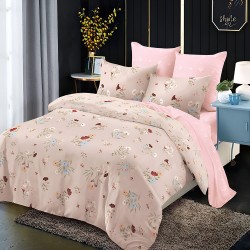 Двулицево спално бельо от 6 части с ластик Савана Двулицево спално бельо от 6 части с ластик Савана