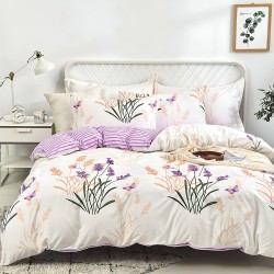 Двулицево спално бельо от 4 части с ластик Адисън Двулицево спално бельо от 4 части с ластик Адисън