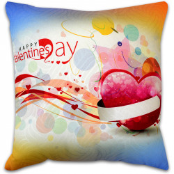 Пухкава декоративна възглавница ''Happy Valentines Day'' Пухкава декоративна възглавница ''Happy Valentines Day''