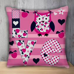 3 D декоративна възглавничка love розаво 3 D декоративна възглавничка love розаво
