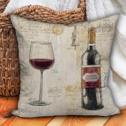 Пухкава декоративна възглавница за Трифон Зарезан