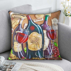 Пухкава декоративна възглавница за Именници Трифон