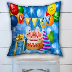 Пухкава декоративна възглавница за Birthday