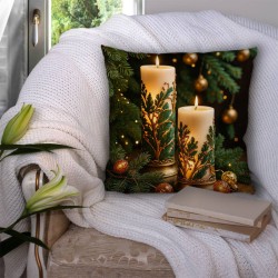 Пухкава коледна декоративна възглавничка 14171 - Българско производство