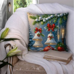 Пухкава коледна декоративна възглавничка 14172 - Българско производство