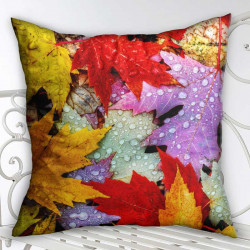 3D декоративна възглавничка Autumn leaf