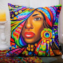 3D пухкава декоративна възглавничка АРТ