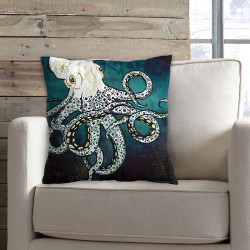 3D пухкава декоративна възглавничка Октопод