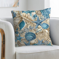 3D пухкава декоративна възглавничка Морски звезди