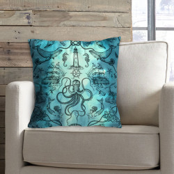 3D пухкава декоративна възглавничка Морски приключения 3D пухкава декоративна възглавничка Морски приключения