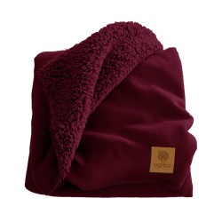 Луксозно одеяло SWEET DREAMS 150 х 200 см в цвят бордо