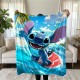 Детско одеяло с 3D цветен принт Stitch 14100