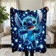 Детско одеяло с 3D цветен принт Stitch 14103