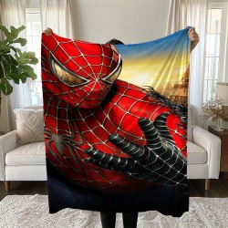 Детско одеяло с 3D цветен принт Спайдърмен 14110 Детско одеяло с 3D цветен принт Спайдърмен 14110