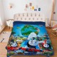 3D детско одеяло с принт на Влакчето Томас 7201
