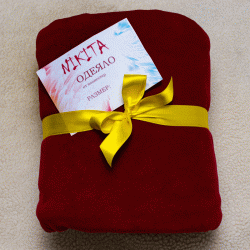 Ултра меко одеяло в тъмночервен цвят Ултра меко одеяло в тъмночервен цвят