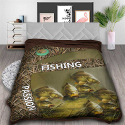 3D Одеяло с принт и лов и риболов Passion Fishing 7420