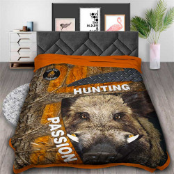 3D Одеяло с принт и лов и риболов Hunting Passion 8921