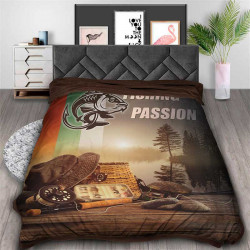 3D Одеяло с принт и лов и риболов Passion 8994