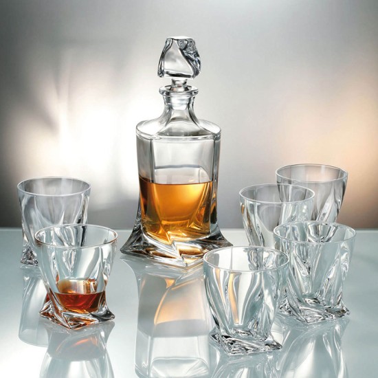 Комплект 7 елемента Гарафа с чаши за уиски  I Quadro