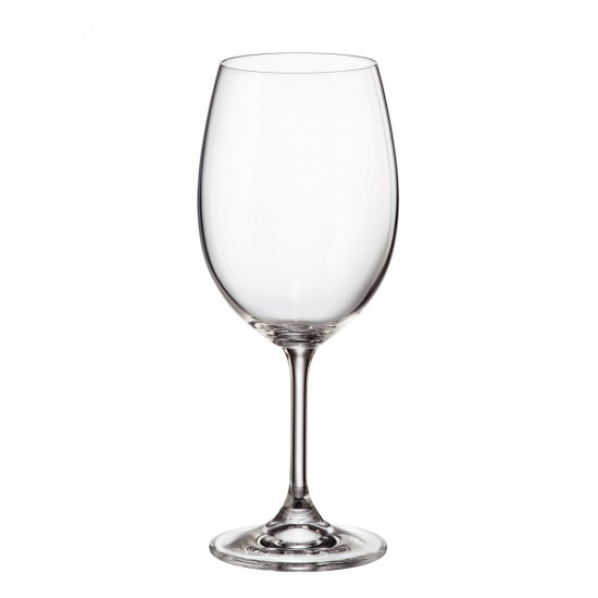 Комплект 6 броя кристални чаши за вино 450 мл Sterna
