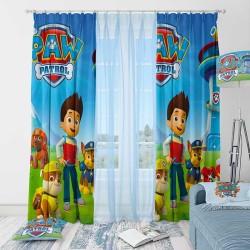 Плътно детско перде с 3D принт Пес Патрул 11827