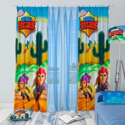 Плътно детско перде с 3D принт Brawl Stars 11845 Плътно детско перде с 3D принт Brawl Stars 11845