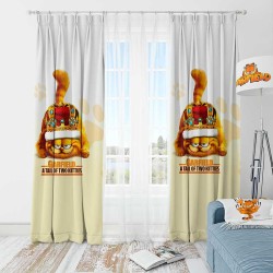 Плътно детско перде с 3D принт Гарфилд 11859