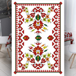 ПОКРИВКА ЗА МАСА С НАРОДНИ МОТИВИ 11347