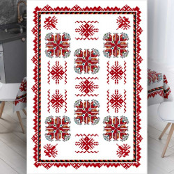 ПОКРИВКА ЗА МАСА С НАРОДНИ МОТИВИ 11348