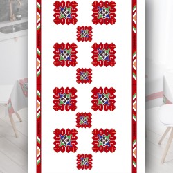 ПОКРИВКА ЗА МАСА С НАРОДНИ МОТИВИ 13297