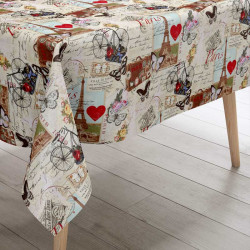 Покривка за маса с принт париж 