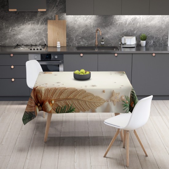 Празнична покривка за маса, с коледен 4K дизайн 14198 - Българско производство