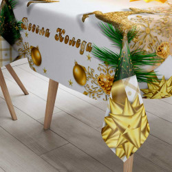 Празнична покривка за маса с Коледни мотиви 7456