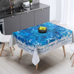 Празнична покривка за маса Весела Коледна и Нова Година 9360