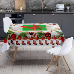 Празнична покривка за маса Весела Коледна и Нова Година 9362
