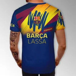 3D мъжка фенска тениска Barca FCB