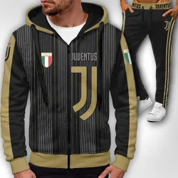 3D мъжки спортен екип с принт Juventus 12124
