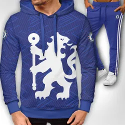 3D мъжки спортен екип с принт Chelsea 12126