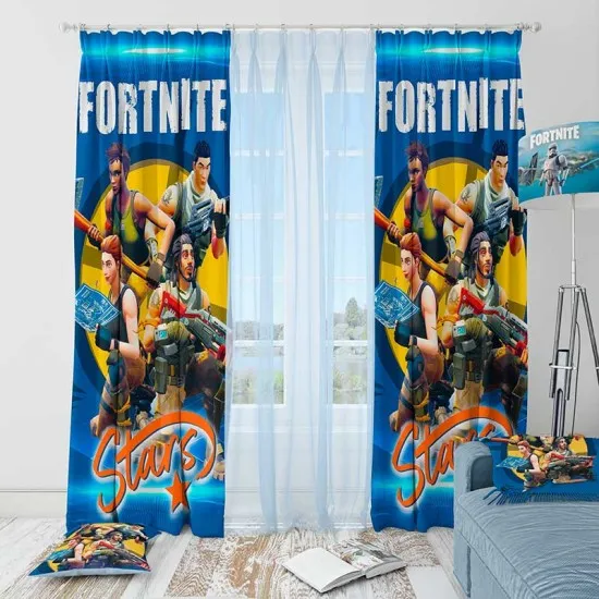 Плътно детско перде с 3D принт Fortnite 11837